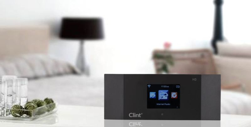 Clint-H3-Lifestyle Inmternetradio mit Streaming-Funktion