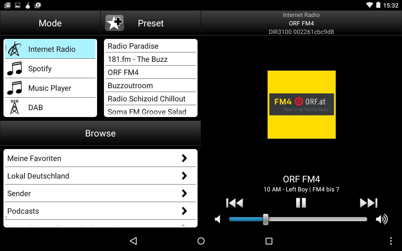Das Hama-Webradio ließ sich im Praxis-Check auch komfortabel über die „Smart Radio“-App steuern.
