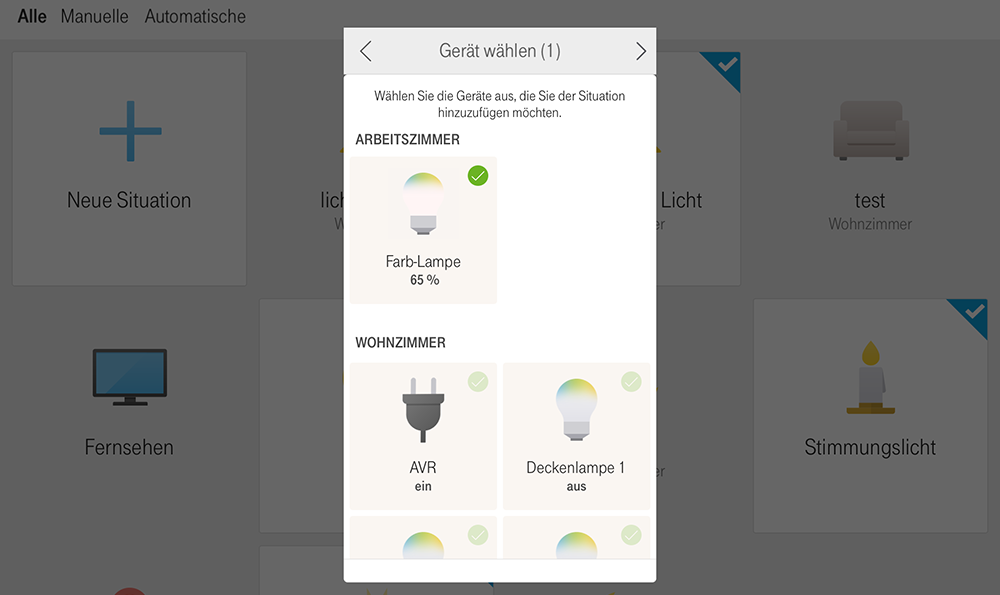 Telekom Smart Home App: Osram Lightify einbinden