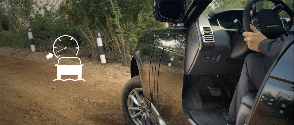 Praxischeck Range Rover Vogue – Vernetzt in den Lowlands. Im Gelände ist dank der neuen App plus dem All Terrain System jedes Revier befahrbar. 